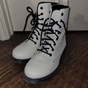 Time and True White Boots